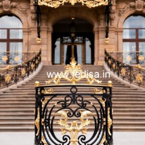 Custom Brass Staircase Railing With Designer Look Railing Design Wall