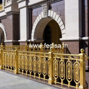 Decorative Brass Balcony Railing With Premium Style Long Balcony Grill Design