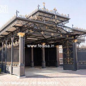 Decorative Car Parking Shed Design with Contemporary Style No-0018