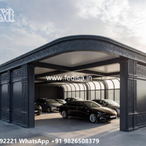 Classic Car Parking Shed Design for Elegant Homes No-0032