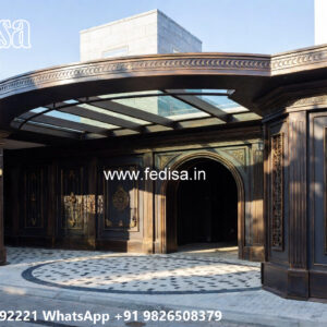 Car Parking Shed Design with Modern Metal Roofing No-0033