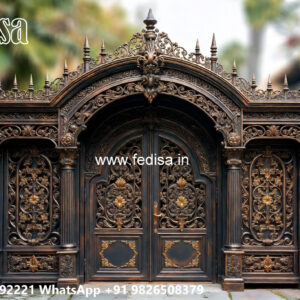 Modern Car Parking Shed Design with Elegant Pillars No-0037