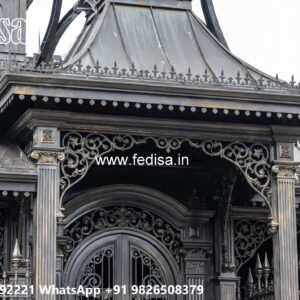 Modern Car Parking Shed Design with Decorative Ceiling No-0056