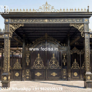 Luxury Car Parking Shed Design for Contemporary Villas No-0060