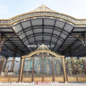 Elegant Car Parking Shed Design with Attractive Layout No-0124
