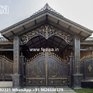 Elegant Car Parking Shed Design with Modern Construction No-0159