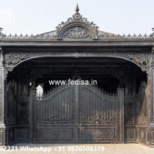 Luxury Car Parking Shed Design with Beautiful Roof Structure No-0217