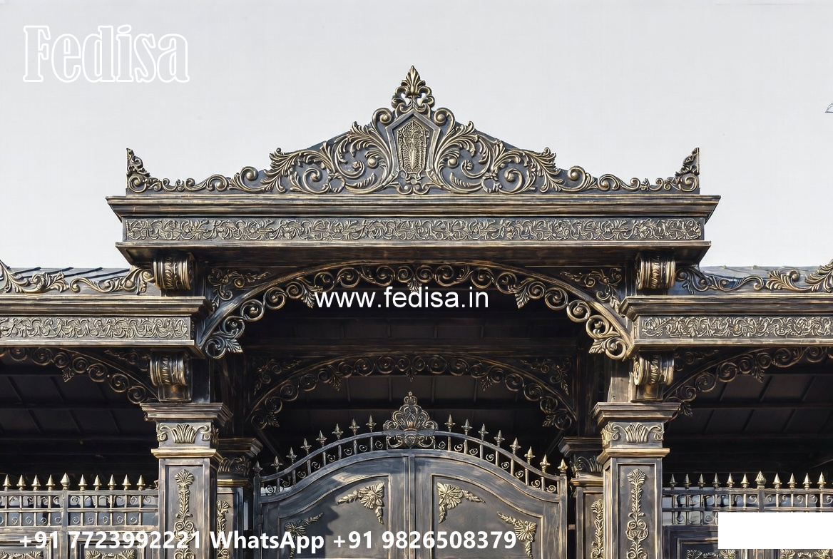Car Parking Shed Design with Contemporary Decorative Roofing No-0233