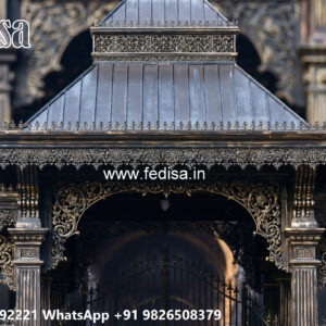 Attractive Car Parking Shed Design with Stylish Roof Structure No-0241