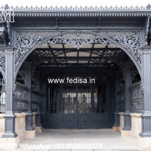 Modern Car Parking Shed Design with Beautiful Exterior Roofing No-0268