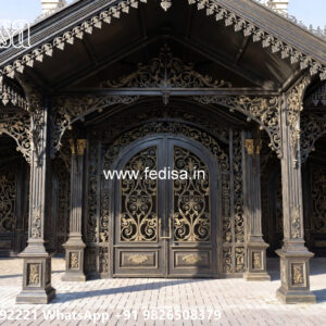 Luxury Car Parking Shed Design with Premium Ceiling Design No-0372