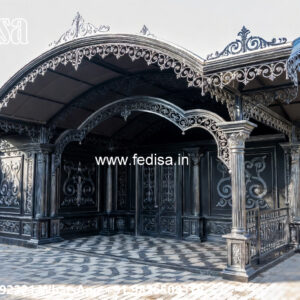 Luxury Car Parking Shed Design with Elegant Modern Features No-0389