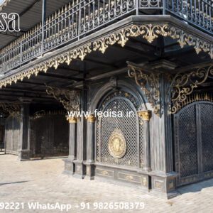 Luxury Car Parking Shed Design with Decorative Outdoor Style No-0390