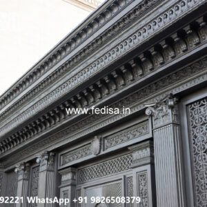 Luxury Car Parking Shed Design with Elegant Decorative Roof No-0397