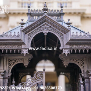 Luxury Car Parking Shed Design with Attractive Roof Design No-0406