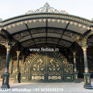 Luxury Car Parking Shed Design for Luxury Home Exterior No-0417