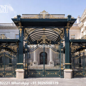 Luxury Car Parking Shed Design for Premium Villa Exterior No-0426