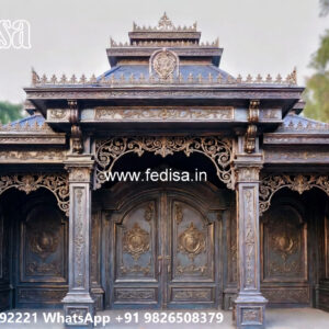 Luxury Car Parking Shed Design with Contemporary Front Elevation No-0435