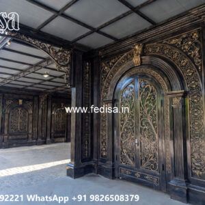 Stylish Luxury Car Parking Shed Design with Attractive Roof No-0473