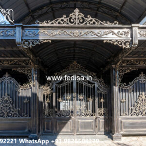 Elegant Iron Car Parking Shed Design for Urban Homes