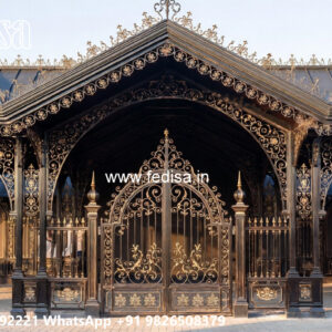 Iron Car Parking Shed Design with Elegant Metal Finish No-0544