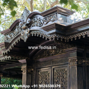 Beautiful Iron Car Parking Shed Design for Home Entrance No-0545