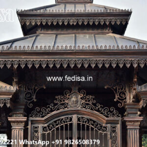Iron Car Parking Shed Design with Modern Structural Beauty No-0550