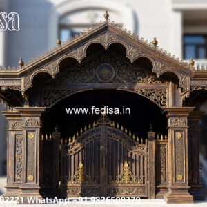 Modern Iron Car Parking Shed Design with Elegant Outdoor Style No-0557