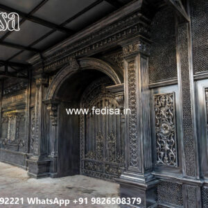 Iron Car Parking Shed Design with Modern Architectural Style No-0560