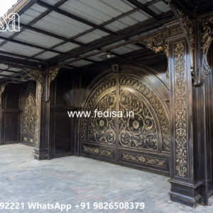 Traditional Classic Car Parking Shed Design for Home Exterior No-0623