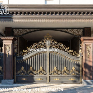 Classic Car Parking Shed Design with Decorative Front Elevation No-0629