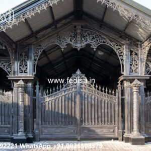 Luxury Classic Car Parking Shed Design with Outdoor Beauty No-0638