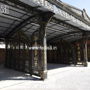Stylish Classic Car Parking Shed Design with Modern Elegance No-0664