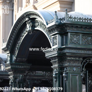 Elegant Classic Car Parking Shed Design with Stylish Structure No-0678