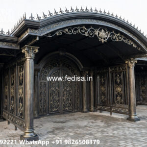 Premium Classic Car Parking Shed Design with Modern Features No-0711