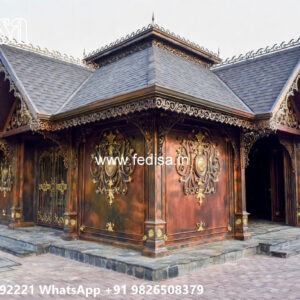 Classic Car Parking Shed Design with Stylish Traditional Roofing No-0716