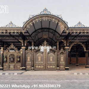 Royal Classic Car Parking Shed Design with Architectural Elegance No-0723