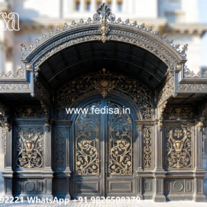 Premium Classic Car Parking Shed Design with Decorative Framework No-0735