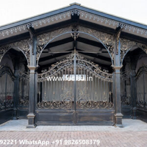 Stylish Classic Car Parking Shed Design with Architectural Detailing No-0739