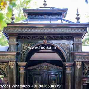 Classic Car Parking Shed Design with Luxury Architectural Features No-0747