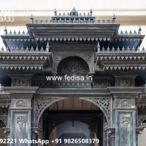 Classic Car Parking Shed Design with Decorative Front Concepts No-0751