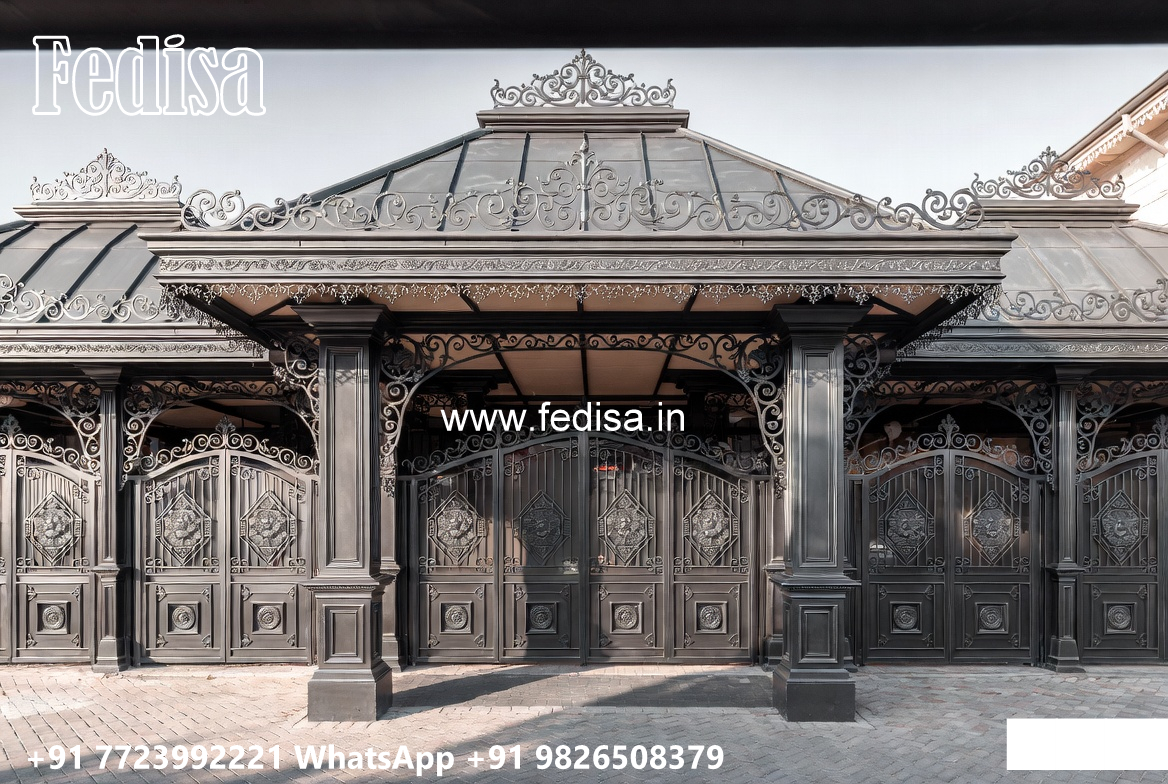 Classic Car Parking Shed Design with Decorative Roof Patterns No-0757