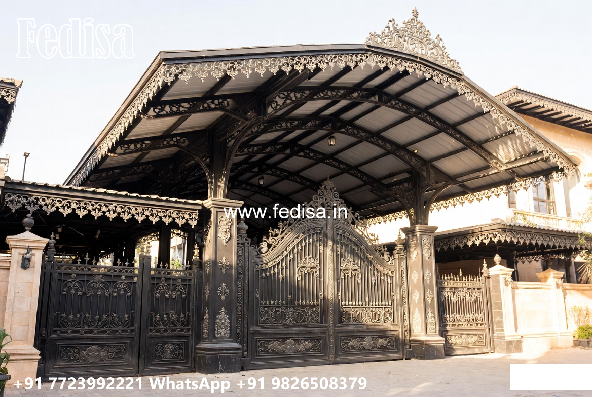 Latest Car Parking Shed Design with Attractive Roofing No-0820