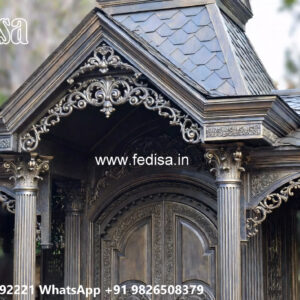 Luxury Car Parking Shed Design for Contemporary Villas No-0840