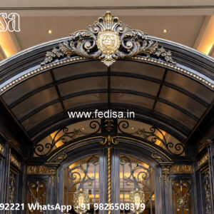 Elegant Car Parking Shed Design with Modern Lighting No-0866