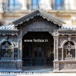 Modern Car Parking Shed Design with Decorative Roof No-0891