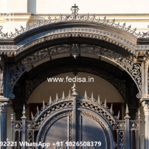 Modern Car Parking Shed Design with Elegant Metal Work No-0894