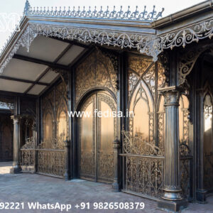 Elegant Car Parking Shed Design for Premium Residences No-0922