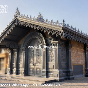 Car Parking Shed Design with Modern Roof Architecture No-0971