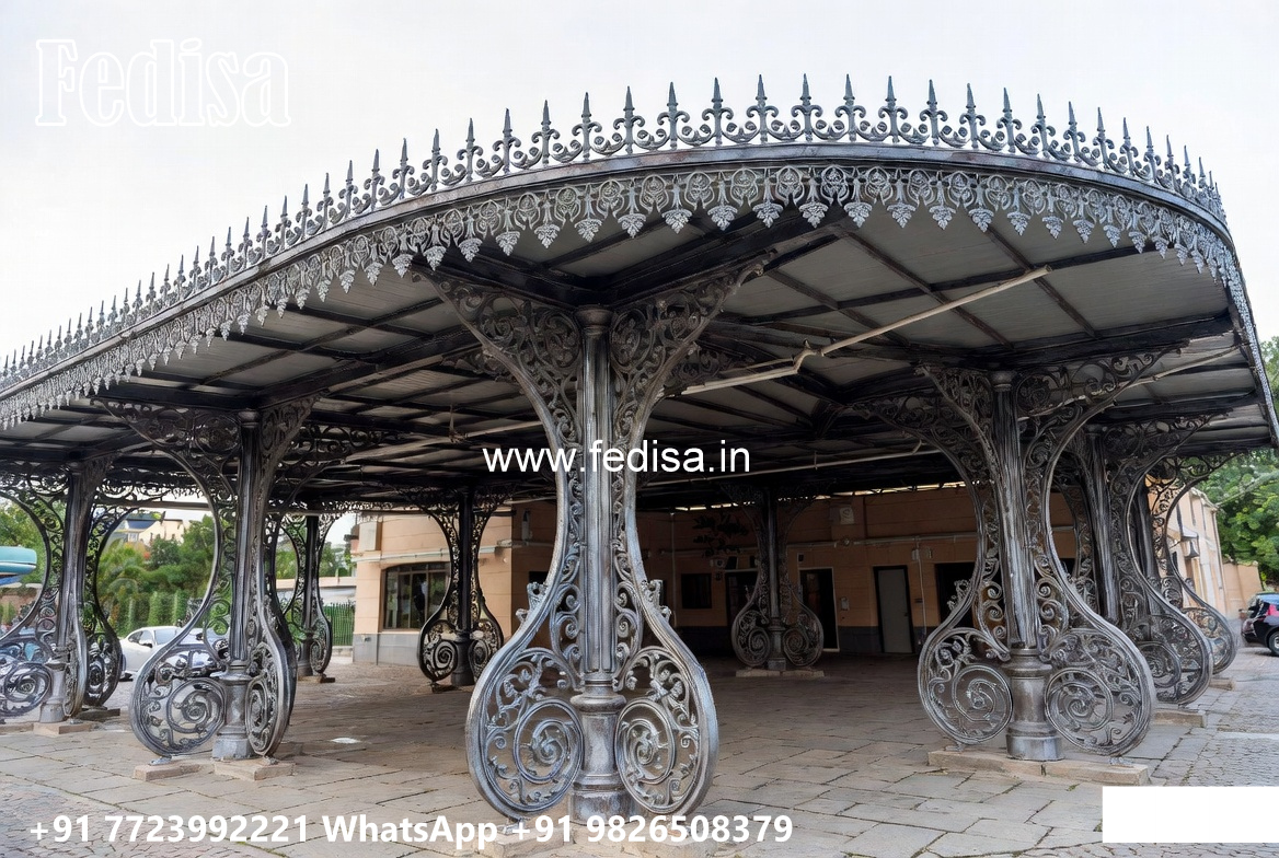 Elegant Car Parking Shed Design with Premium Outdoor Look No-0972